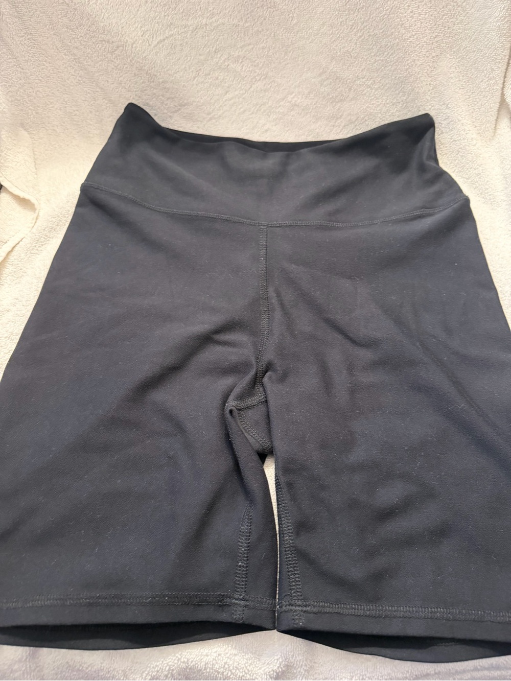 Balance Collection Black High-Waist Bike Shorts